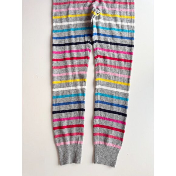 LOVE BY GAP Grey Crazy Stripe Nylon Wool Blend Sweater Leggings Pants, Size S - Picture 5 of 12